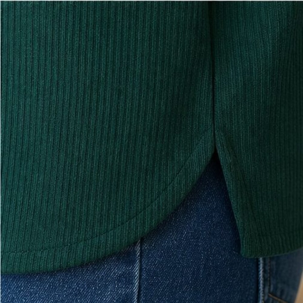 Emerald Button Blouse - Picture 6 of 6